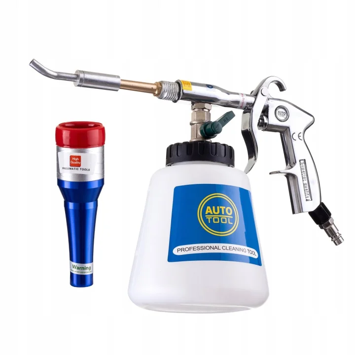 Pistolet Prania Tapicerki HCL-26 efekt tornada gumowa osłona metalowa dysza