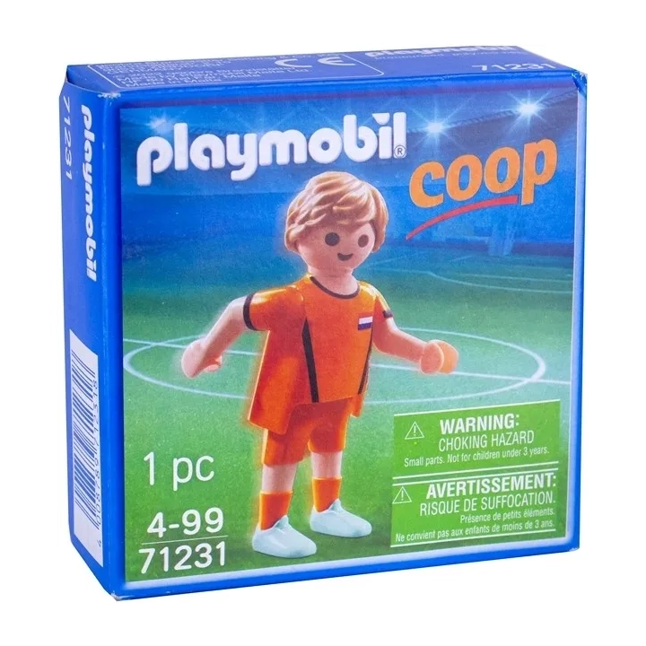 PLAYMOBIL 71231 Footballer Orange Coop