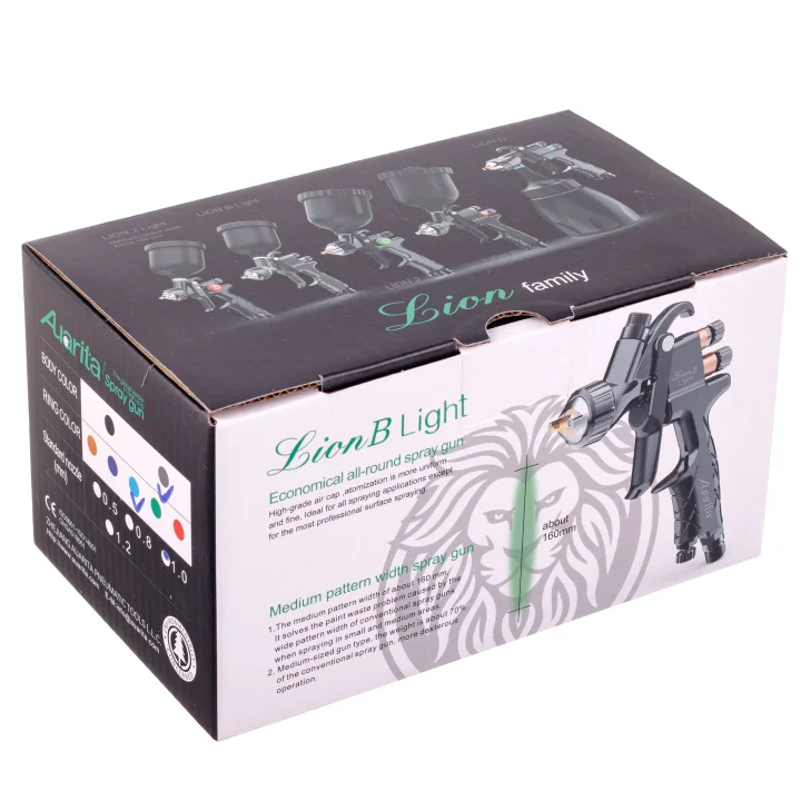 Pistolet lakierniczy MINI AUARITA LION B Light 1,0mm HVLP do Zaprawek 250ml