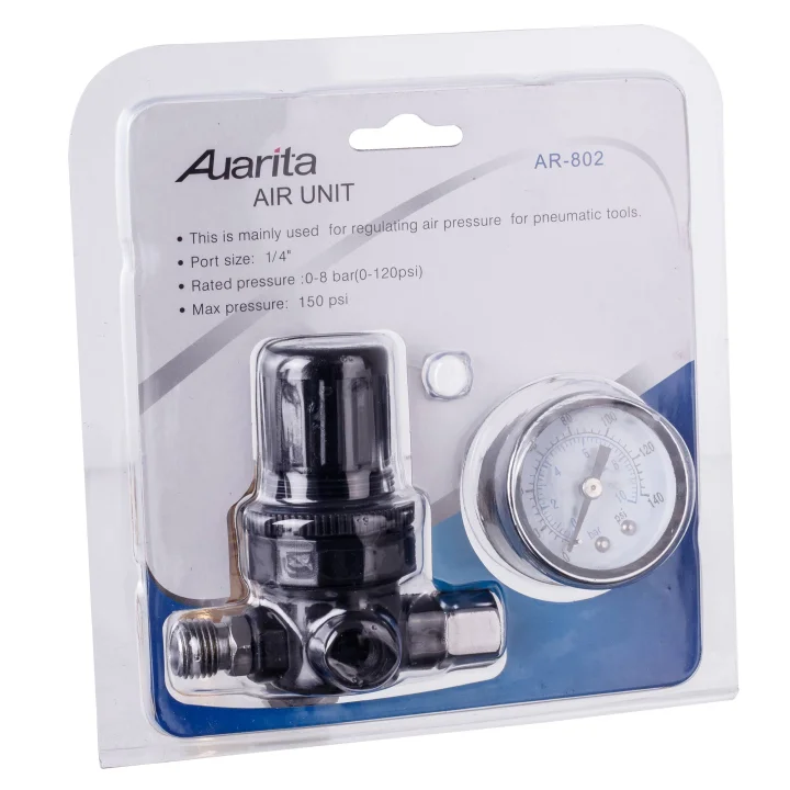 Reduktor Ciśnienia do Pistoletu Lakierniczego MEMBRANOWY 1/4 MINI AUARITA