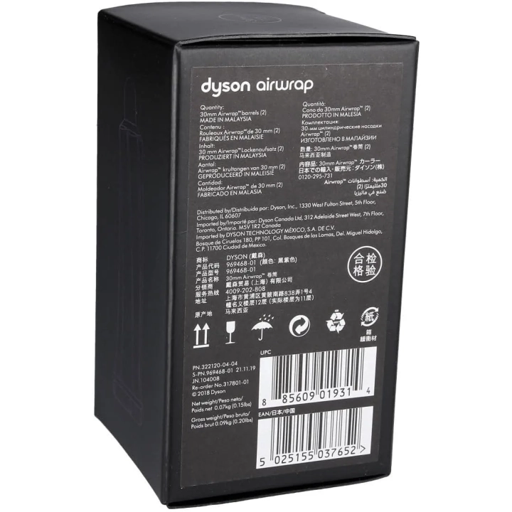 Końcówki do loków 30 mm Dyson 969468-01 do stylizera Airwrap 2 szt.