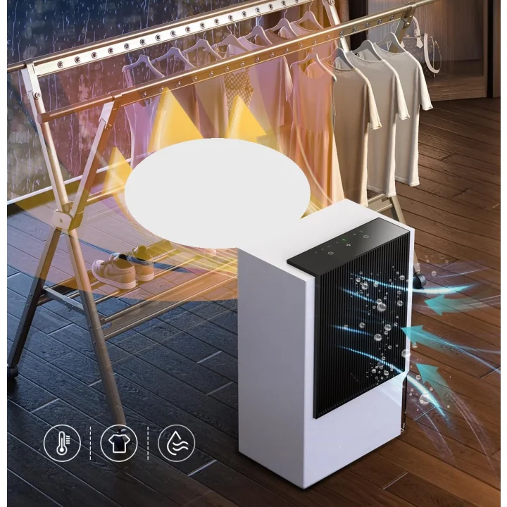 Osuszacz powietrza EasyAcc X2 3w1 3 L/24h grzejnik wentylator do łazienki