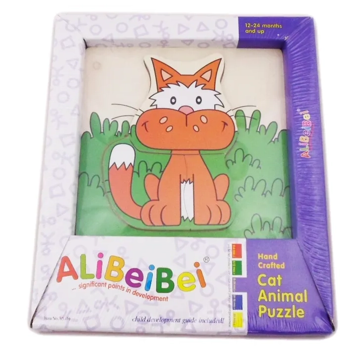 PUZZLE DREWNIANE KOT
