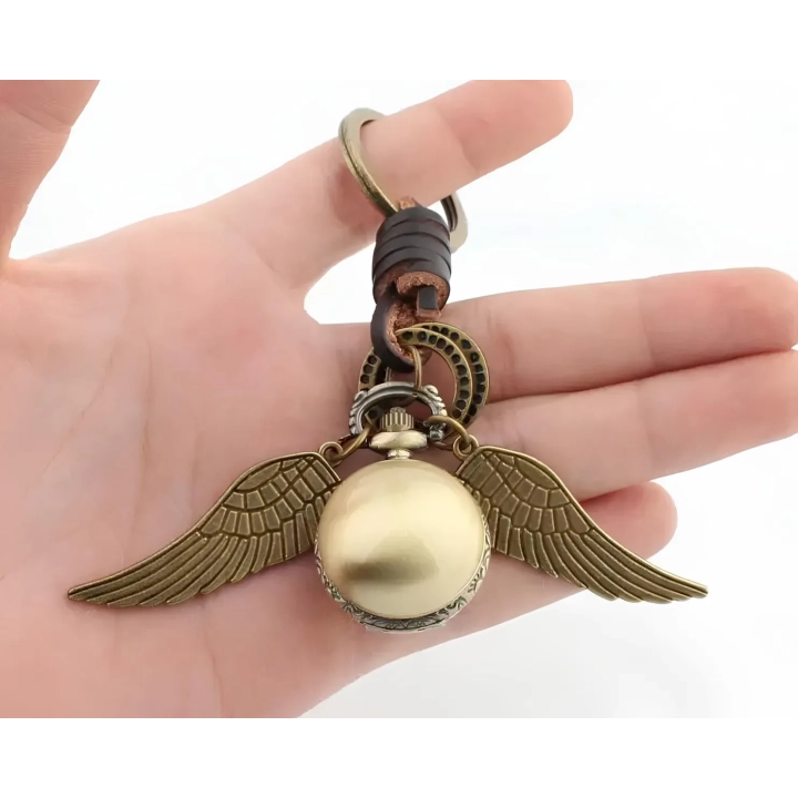 Brelok zegarek Harry Czarownik Snitch miniaturowy zegarek w formie Złotego Znicza dla fanów serii