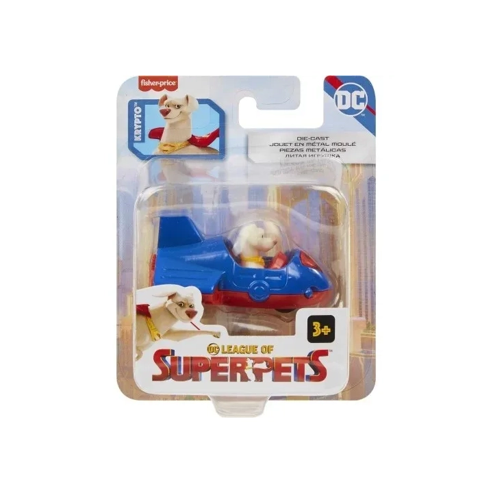 Fisher Price League Super Pets Krypto auto 7cm