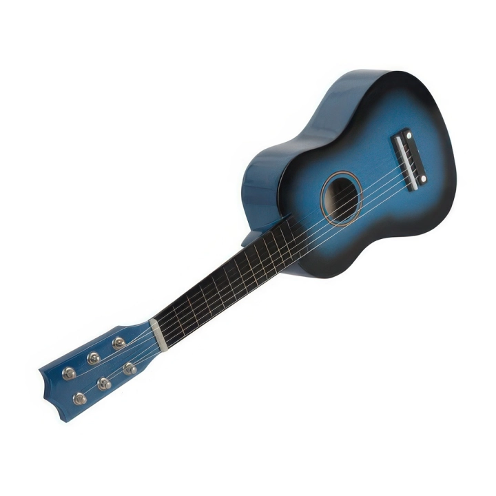 Gitalele niebieskie 6-strunowa mini gitara hybryda ukulele podróżna hit