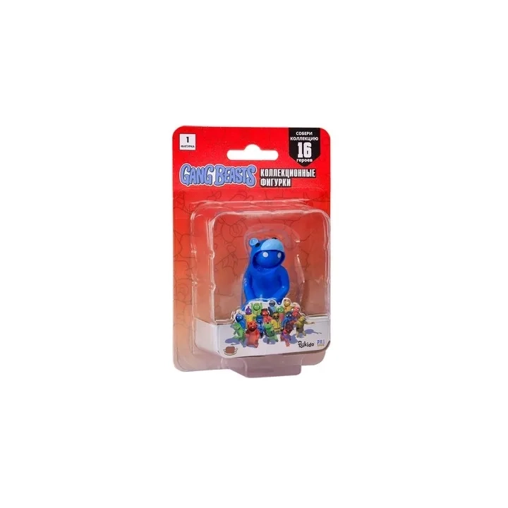 P.M.I. Gang Beasts series 1 Kigu Blue 7cm