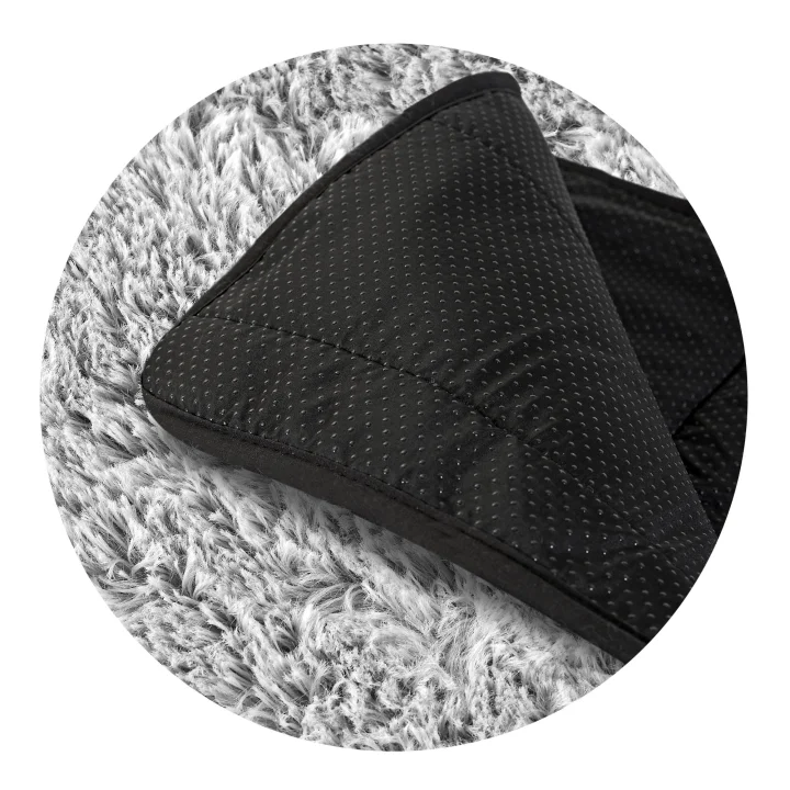 Legowisko dla psa mata 100x70 cm shaggy jasnoszary antyslip