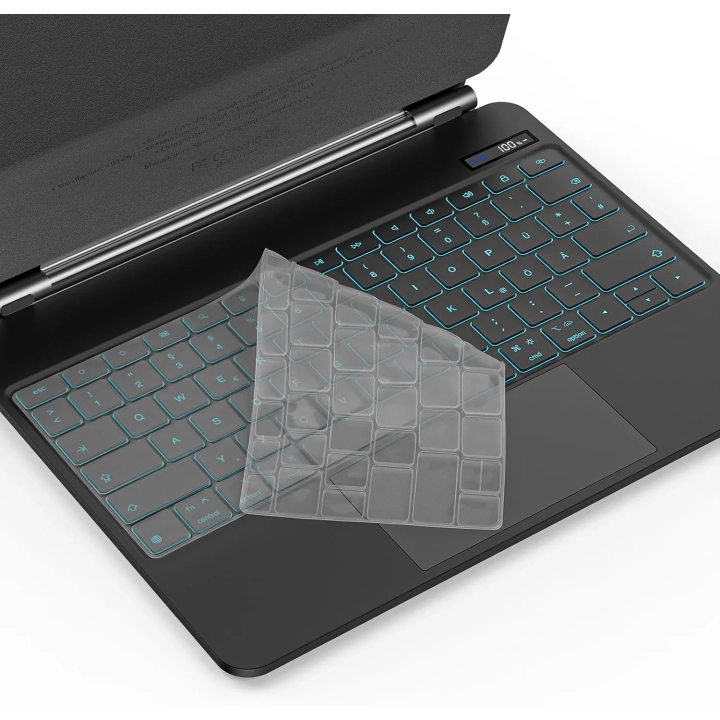 Etui z klawiaturą GOOJODOQ A1895 Pro do iPada Pro 11/iPad Air 5/4, czarne Powystawowy