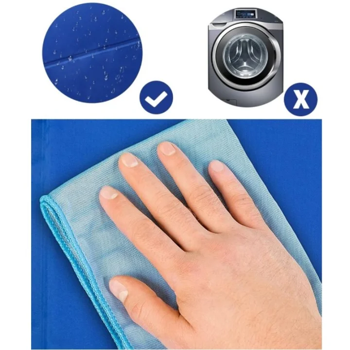 Żelowa mata chłodząca dla zwierząt 52x52 cm niebieska