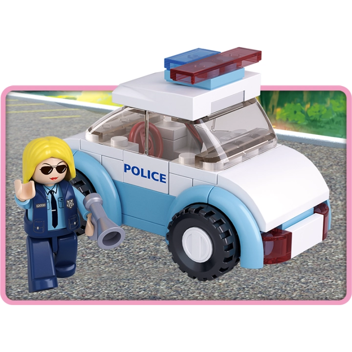 Klocki SLUBAN Policjantka 68 el. M38-B0600B