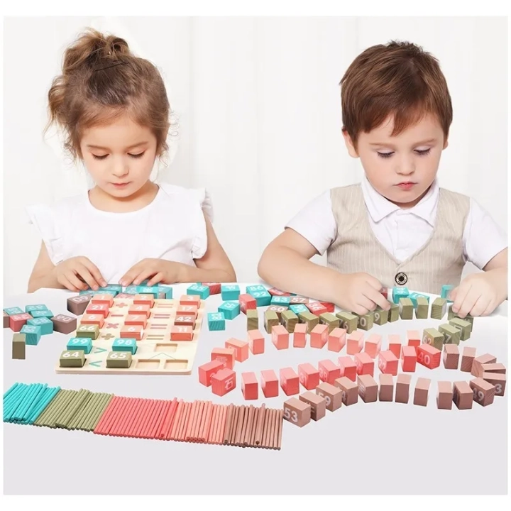 PUZZLE KLOCKI DODAWANIE JHTOY-074