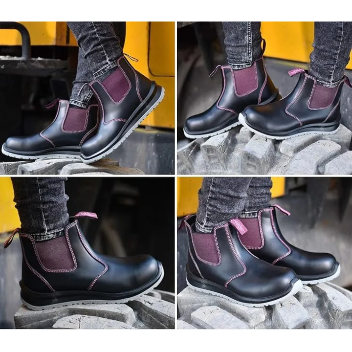 Buty robocze Safeyear 8025FM SBP wodoodporne z kompozytowym noskiem CE r.42
