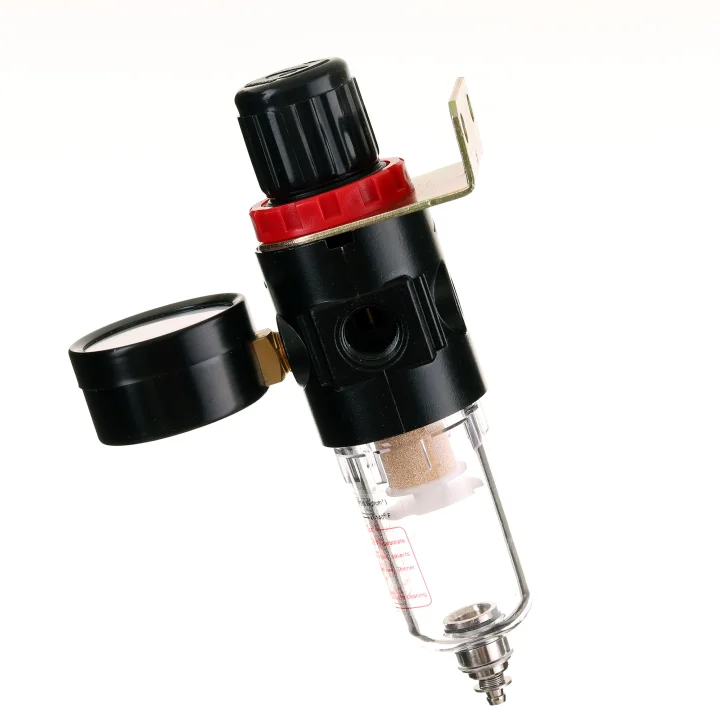 Filtr Odwadniacz Reduktor 1/8” do Kompresora Aerografu z Manometrem