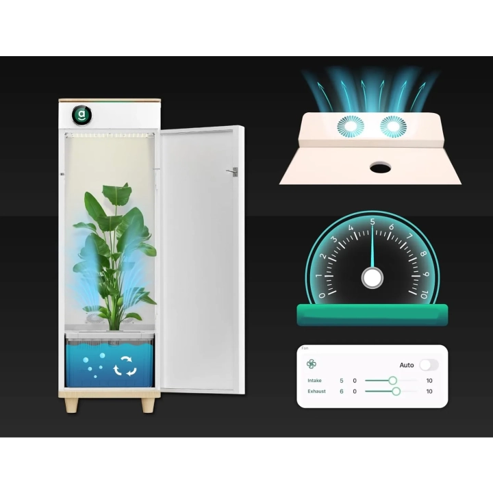 UŻYWANE Growbox automatyczny Hey Abby 420 Pro hydroponiczny system DWC LED