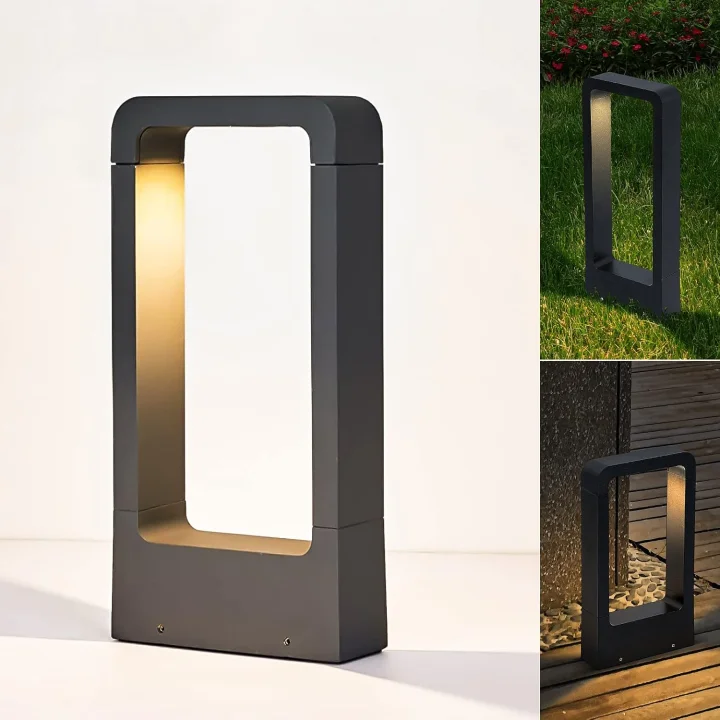 Lampa ogrodowa LED słupek 30 cm Shuniu 7W 3000K IP65 oświetlenie ścieżek