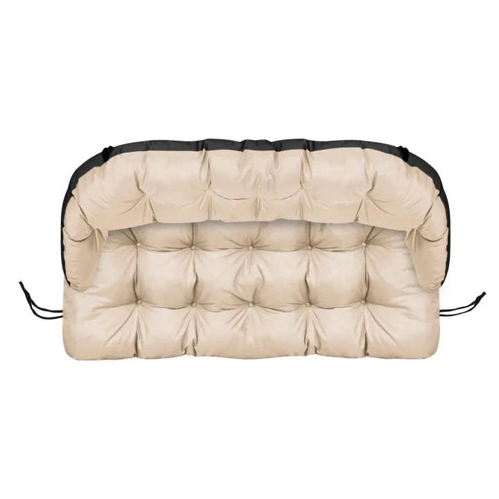 Poduszka ogrodowa 190x40 cm na kanapę ławkę wodoodporna beżowa