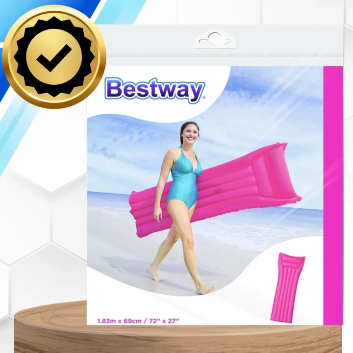 BESTWAY WYGODNY DMUCHANY NADMUCHIWANY MATERAC DO WODY PŁYWANIA 183 X 69 CM