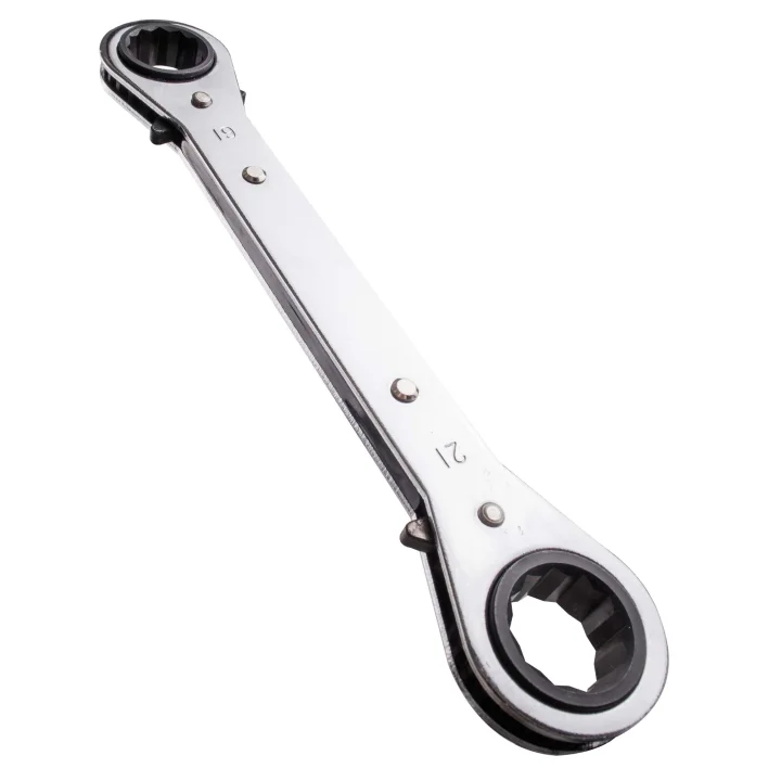 ZESTAW KLUCZY OCZKOWYCH Z GRZECHOTKĄ KLUCZE 6-21mm DWUSTRONNE 5szt