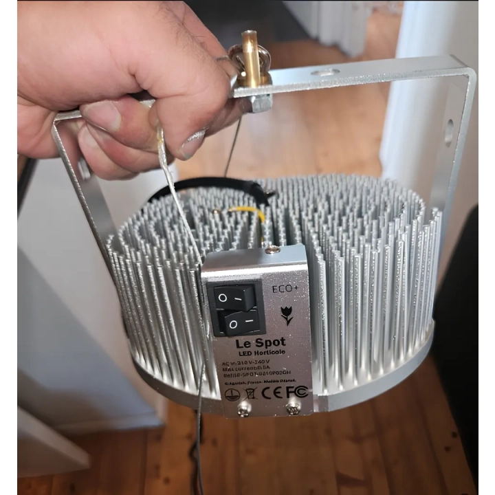 Lampa wisząca AGROTEK 110W LED do uprawy roślin z pełnym spektrum światła do hodowli domowej i szklarniowej