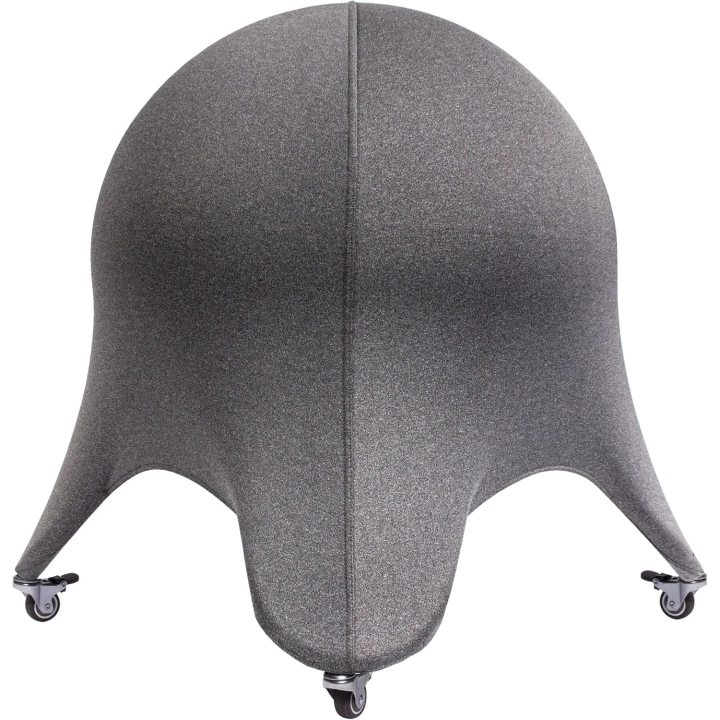UŻYWANE Piłka do siedzenia ergonomiczna ENOVI z pokrowcem i kółkami szara 50-55 cm