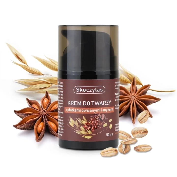 KREM do twarzy z płatkami owsianymi i anyżem - 50 ml