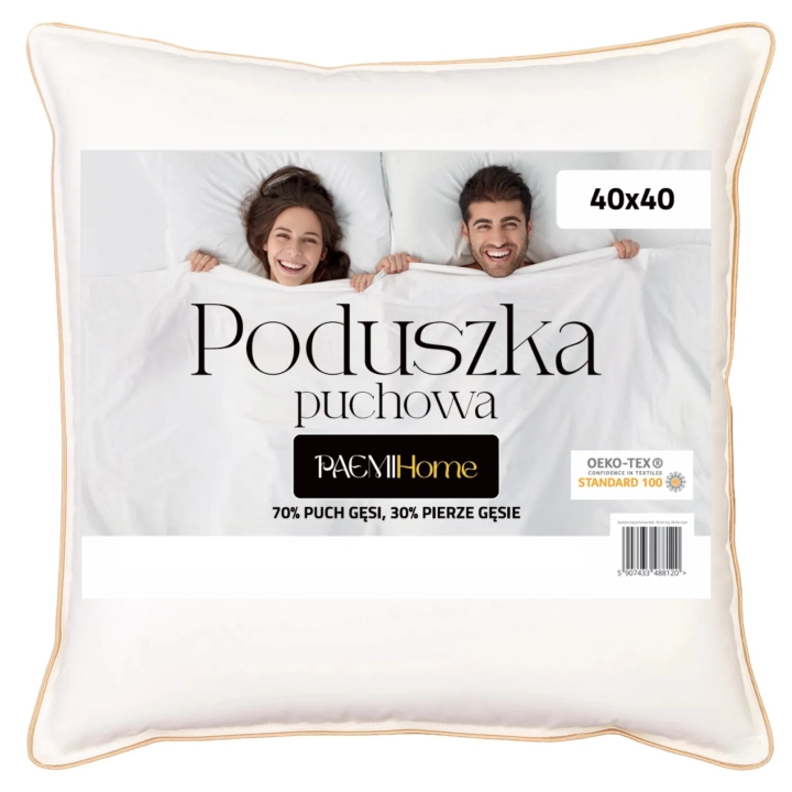 Poduszka puchowa 40x40 ( 70% puch, 30% pierze)