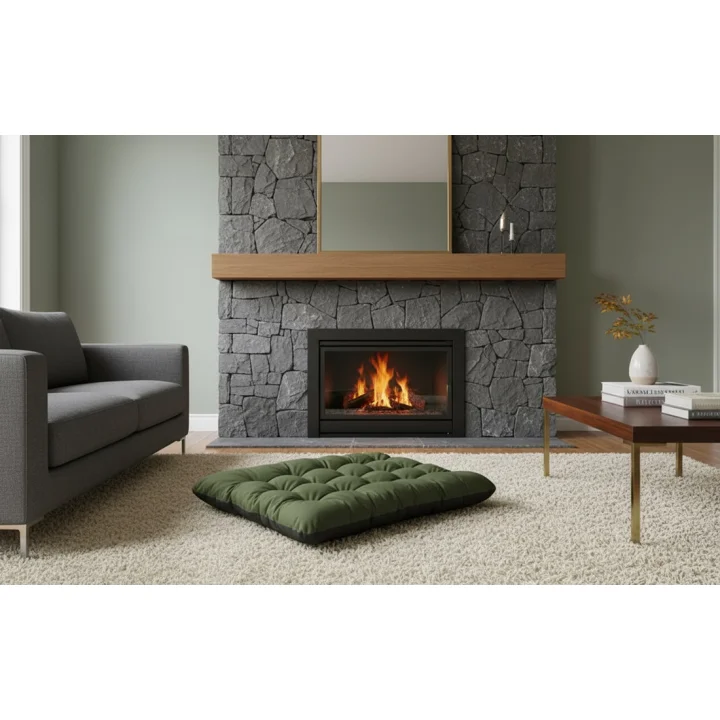 Legowisko dla psa poduszka PRESTIGE 80x60 cm wodoodporna zielone