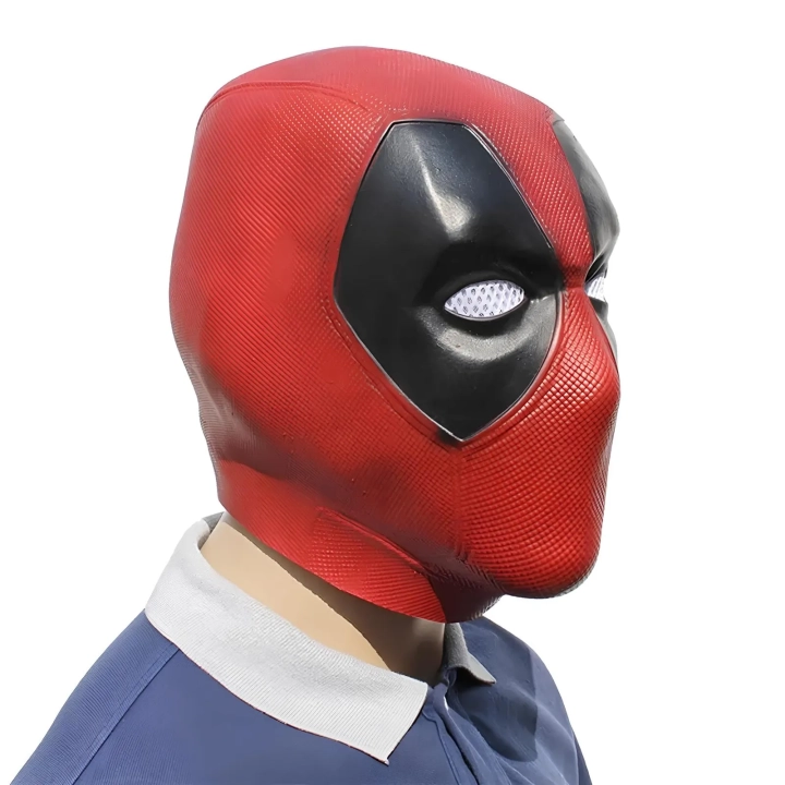 Maska na twarz Deadpool przebieranie cosplay elastyczna maska z materiału do stroju superbohatera Dead pool