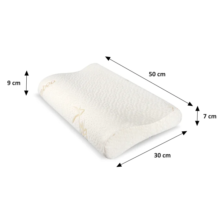 Poduszka termoplastyczna profilowana 50x30 cm bambus
