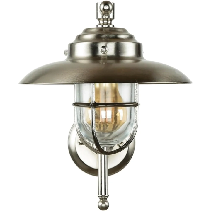 Lampa zewnętrzna ścienna Kava mosiężna IP43 wodoodporna