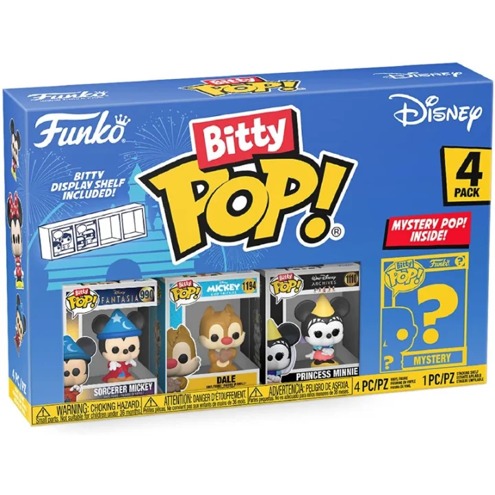 Funko Bitty POP! Disney Classic Sorcerer 2cm 4pak