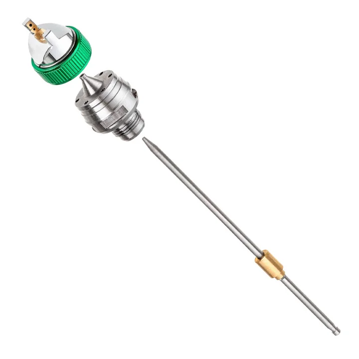 Pistolet Lakierniczy Zestaw 3x Dysza 0,8 1,4 1,7 HVLP do Malowania 600+125