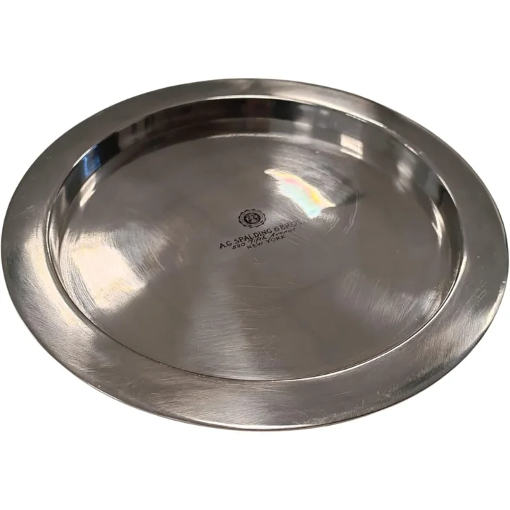 Talerz dekoracyjny AG Spalding&Bros aluminiowy srebrny 862883-U828
