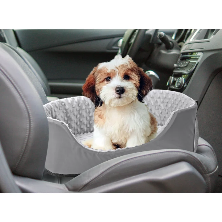 Transporter samochodowy 50x40 cm minky szary