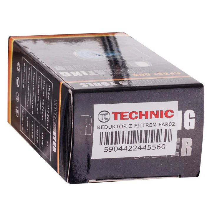 REDUKTOR CIŚNIENIA MANOMETR ODWADNIACZ PISTOLETU LAKIERNICZEGO FILTR 1/4