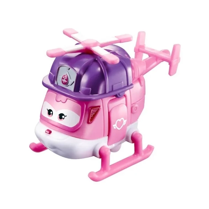 Super Wings robot transform Dizzy Rescue 5cm