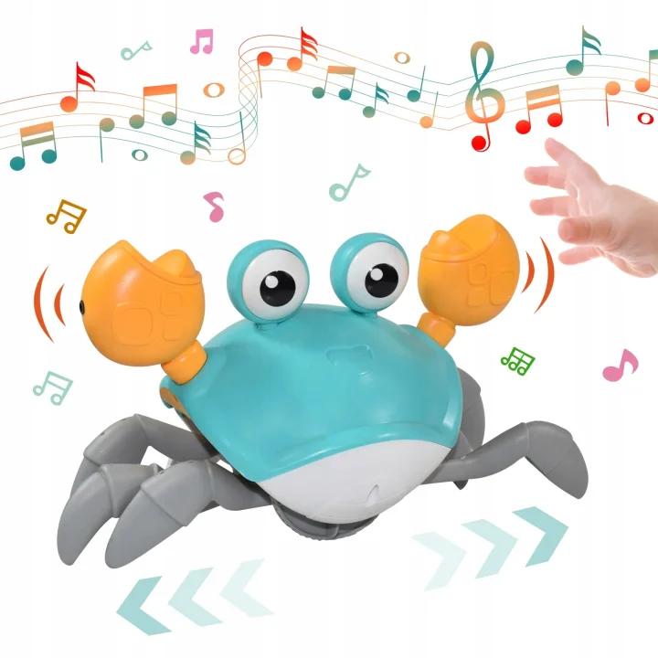 UCIEKAJĄCY PEŁZAJĄCY KRAB CHODZI GRA MUZYKA DO NAUKI RACZKOWANIA