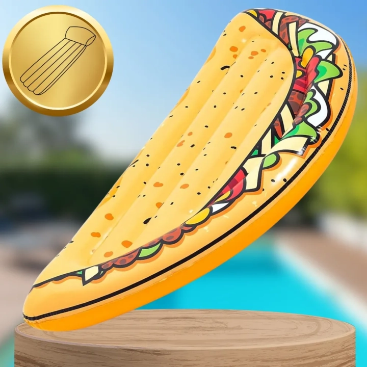 BESTWAY MATERAC DMUCHANY DO PŁYWANIA PLAŻA NA BASEN TACO DUŻY XXL