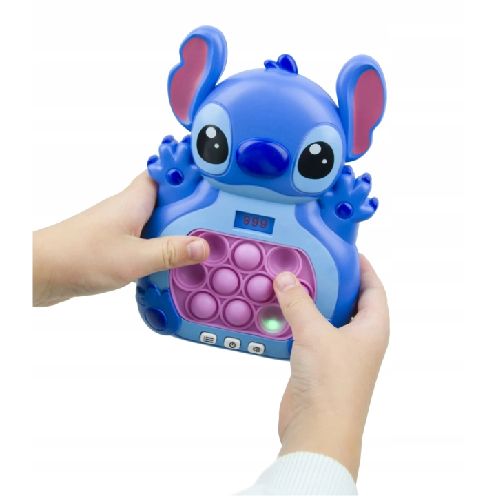 GRA ELEKTRONICZNA POP IT ZRĘCZNOŚCIOWA KONSOLA STITCH ZABAWKA SENSORYCZNA