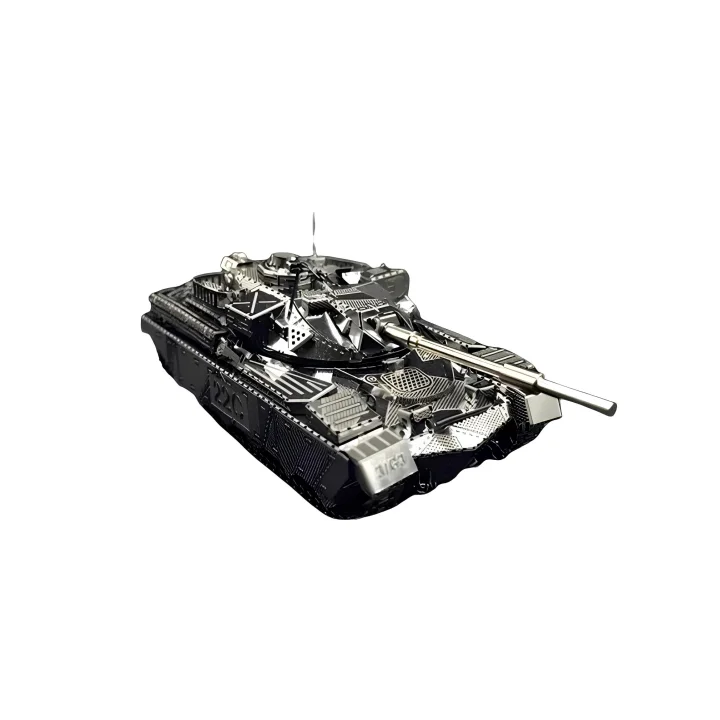 Czołg DIY 3D metalowy zestaw Chieftain MK50 1:100 model kolekcjonerski do składania prezent dla fana