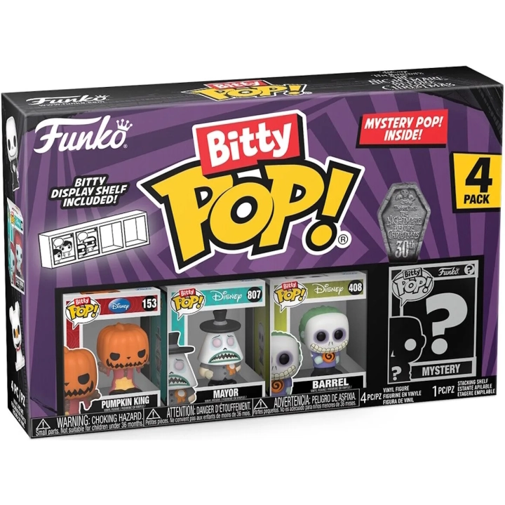 Funko Bitty POP! TNBC Pumpkin figurki 2cm 4pak