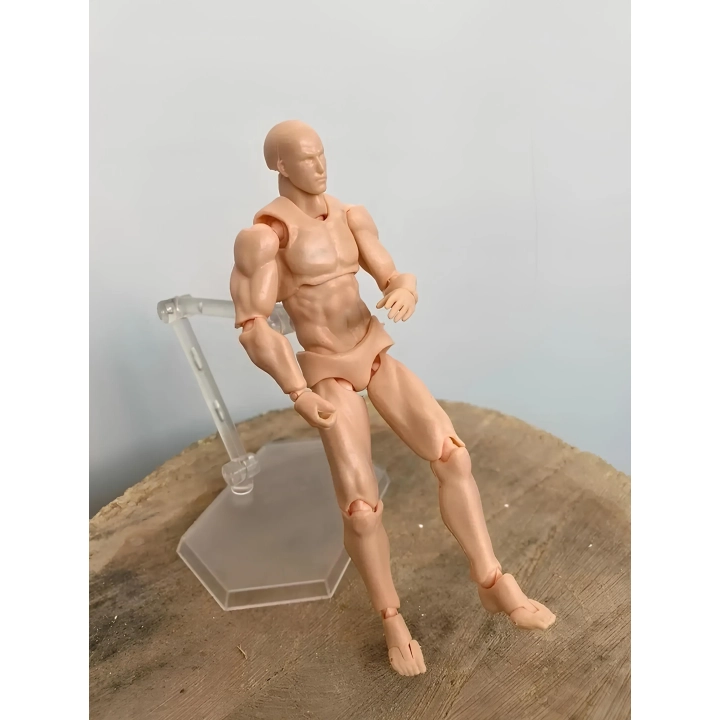 Zestaw ruchomych modeli figurek manekinów 2 szt figurki do rysunku szkicowania pozowania arty model