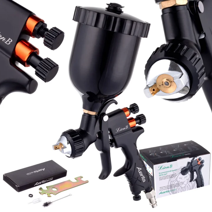 Pistolet Lakierniczy AUARITA 1,7mm Dysza LVMP LION B Malowania 600ml