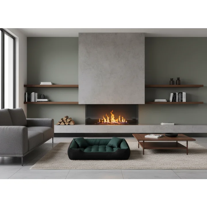 Legowisko dla psa kojec ECCO 115x95 cm wodoodporne zielone