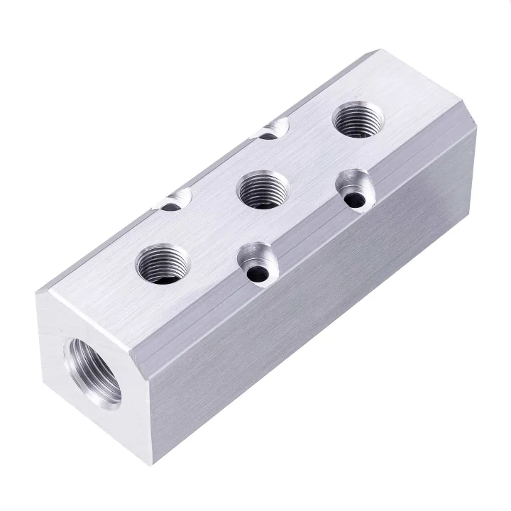 Listwa Rozdzielacz Pneumatyczny 3x 1/4" 2x 1/2" Alu Kompresora Sprężarki