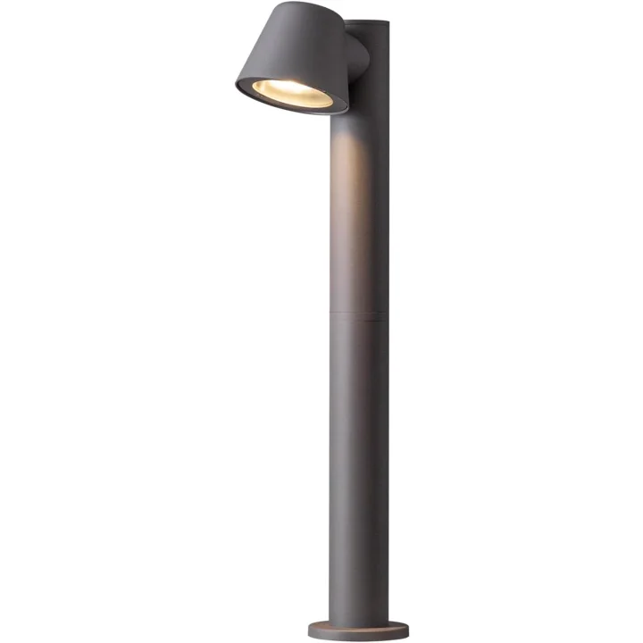 Lampa ogrodowa słupkowa DAWALIGHT GU10 5W LED 3000K IP44 aluminium antracyt