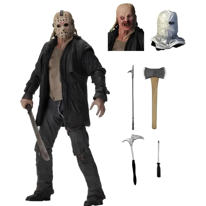 Figurka Jason Voorhees Piątek 13-go 18 cm kolekcjonerska figurka kultowego bohatera horrorów