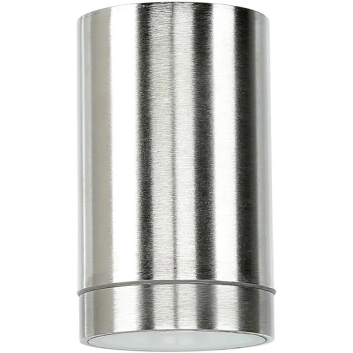 Lampa ścienna Licht-Erlebnisse nierdzewny IP64 GU10 nikiel POWYSTAWOWY