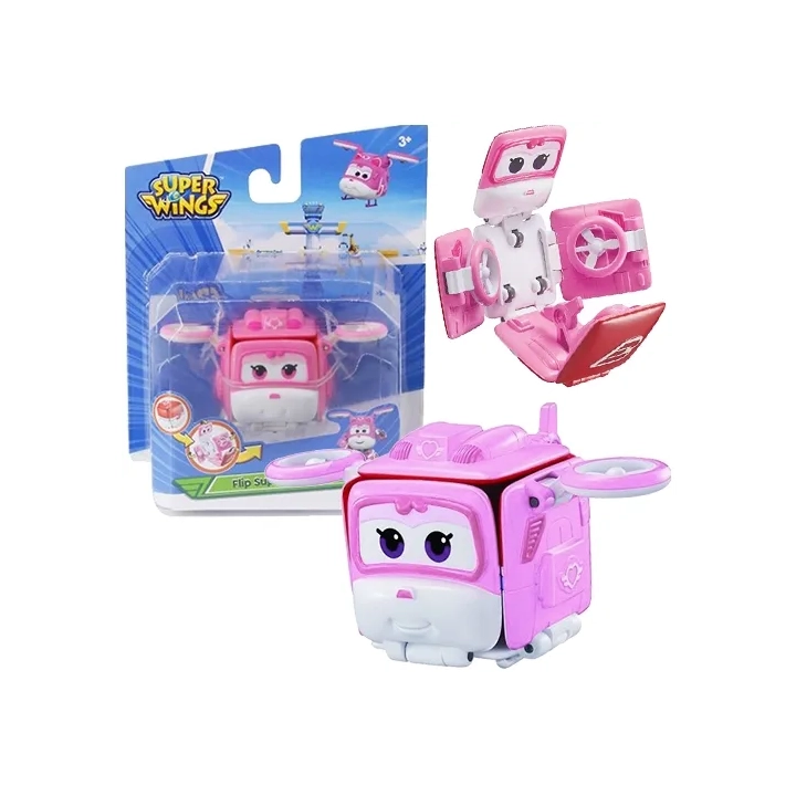 Super Wings robot transform Dizzy samolot 10cm